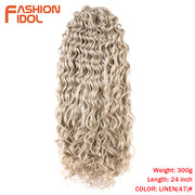 Deep Wavy Twist Crochet Hair Synthetic Afro Curly Hair