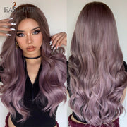 EASIHAIR Ombre Brown Light Blonde Platinum