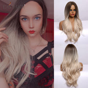 EASIHAIR Ombre Brown Light Blonde Platinum