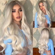 EASIHAIR Ombre Brown Light Blonde Platinum