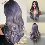 EASIHAIR Ombre Brown Light Blonde Platinum