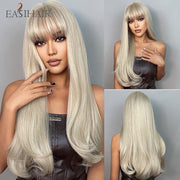 EASIHAIR Ombre Brown Light Blonde Platinum