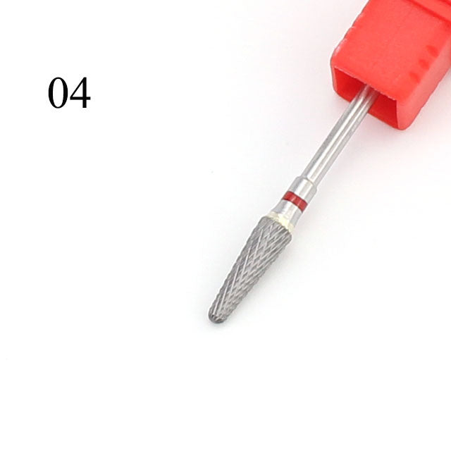 Tungsten Carbide Nail Drill Bit Milling Cutter Eletric Manicure Machine