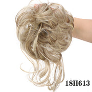 LUPU Synthetic Hair Bun Chignon Messy Curly Hair