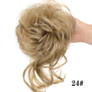 LUPU Synthetic Hair Bun Chignon Messy Curly Hair