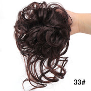 LUPU Synthetic Hair Bun Chignon Messy Curly Hair