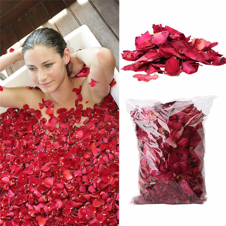 Dried Rose Petals Natural Flower Bath Spa Whitening Shower