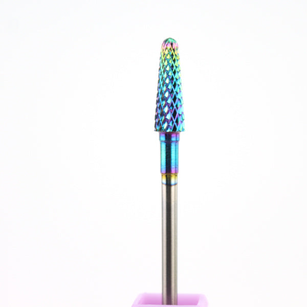 Tungsten Blue Rainbow Carbide Nail Drill Bit