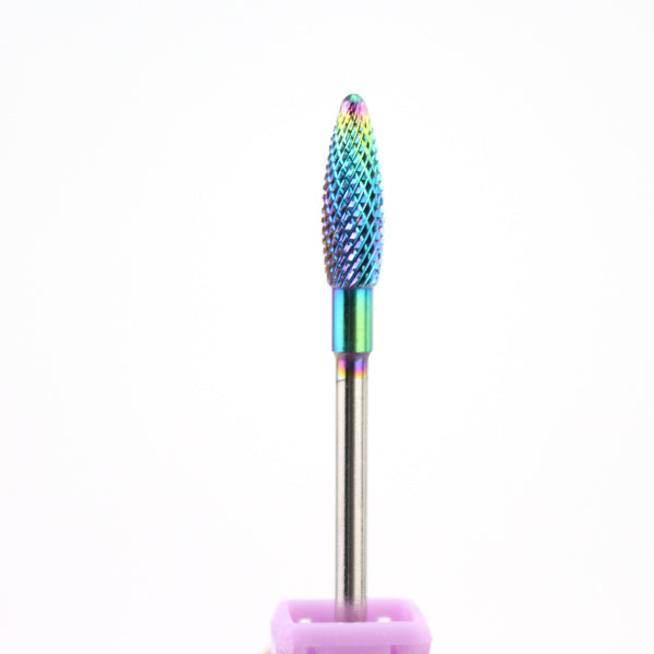Tungsten Blue Rainbow Carbide Nail Drill Bit