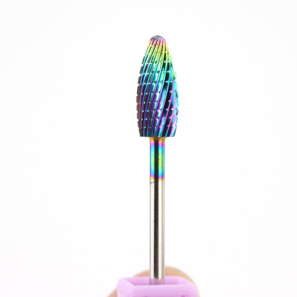 Tungsten Blue Rainbow Carbide Nail Drill Bit