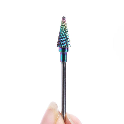 Tungsten Blue Rainbow Carbide Nail Drill Bit