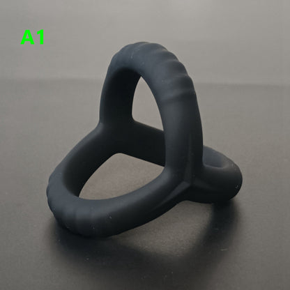 Penis Ring Reusable Silicone Semen Cock Ring Penis Enlargement