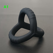 Penis Ring Reusable Silicone Semen Cock Ring Penis Enlargement