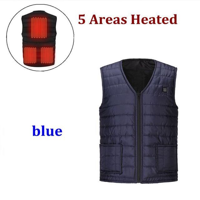 Men Autumn winter Smart heating Cotton Vest