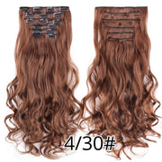 Leeons Synthetic Hair 16 clips Long Straight Synthetic Hair