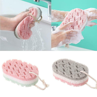 Three-Layer Bath Foaming Sponge