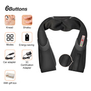 U Shape Electrical Shiatsu Back Neck Shoulder Body Massager