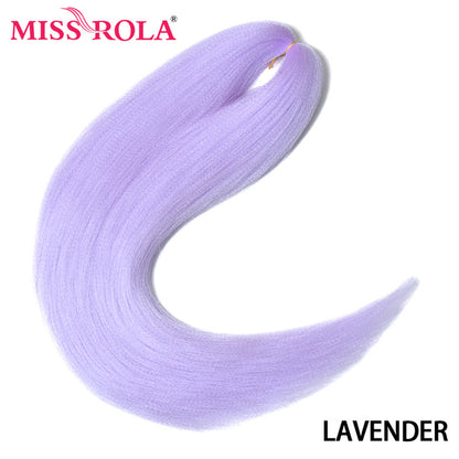 Hair Jumbo Braid Yaki Straight Hair Extension Pink Blonde