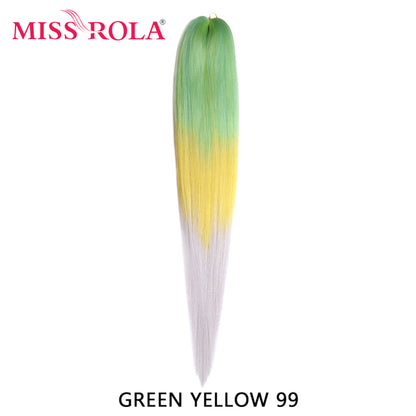 Hair Jumbo Braid Yaki Straight Hair Extension Pink Blonde