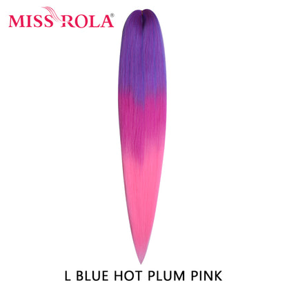 Hair Jumbo Braid Yaki Straight Hair Extension Pink Blonde