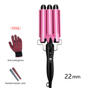 Hair Curling Iron Ceramic Professional Triple Barrel Hair