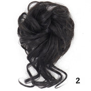 XINRAN Synthetic Curly Donut Chignon