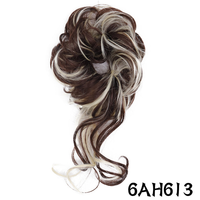 XINRAN Synthetic Curly Donut Chignon