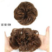 XINRAN Synthetic Curly Donut Chignon