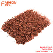 Deep Wavy Twist Crochet Hair Synthetic Afro Curly Hair