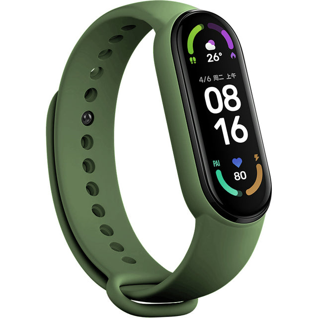 Strap for Xiaomi Mi Band 6 5 4 3 Sport Bracelet watch Silicone