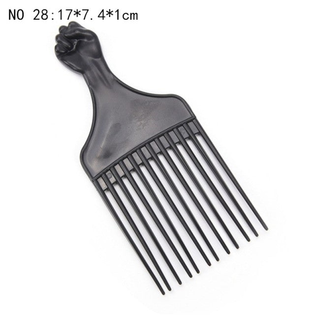 Grove Hairdress Comb Heat Resistant Woman Wet Hook Curly Hair Brushes