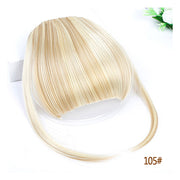 LUPU Synthetic Hair, Women&#39;s Bangs, Short Hair Clips, Natural Black, Solid Color