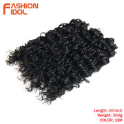 Deep Wavy Twist Crochet Hair Synthetic Afro Curly Hair