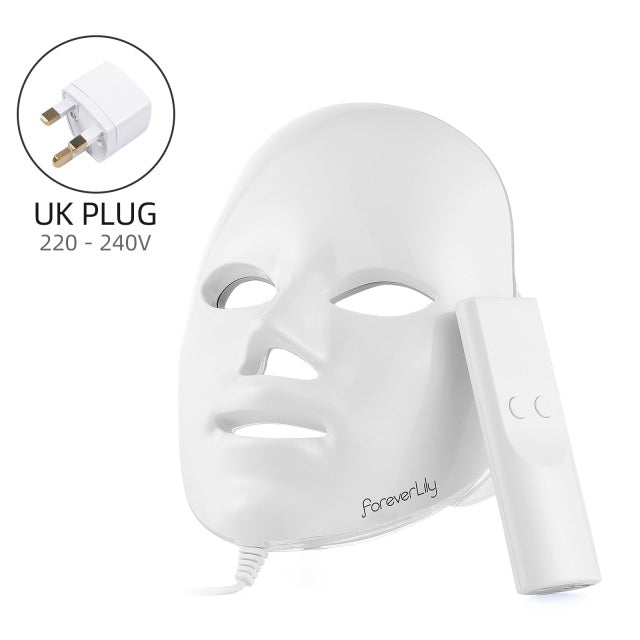 Foreverlily Minimalism 7 Colors LED Facial Mask Photon Therapy