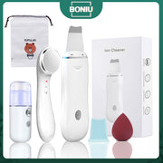 Ultrasonic Skin Scrubber Pore Cleaner 2+4 Kit