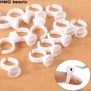 Wholesale 50/100Pcs Disposable Eyelash Extension Glue Rings