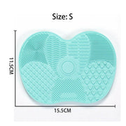 Scrubbing Pad Cosmetic Brush Cleaning Pad Silicone