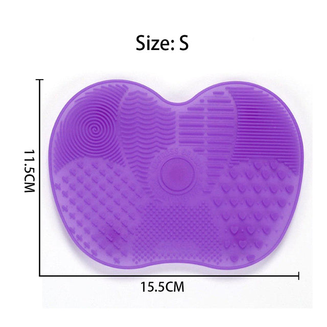 Scrubbing Pad Cosmetic Brush Cleaning Pad Silicone