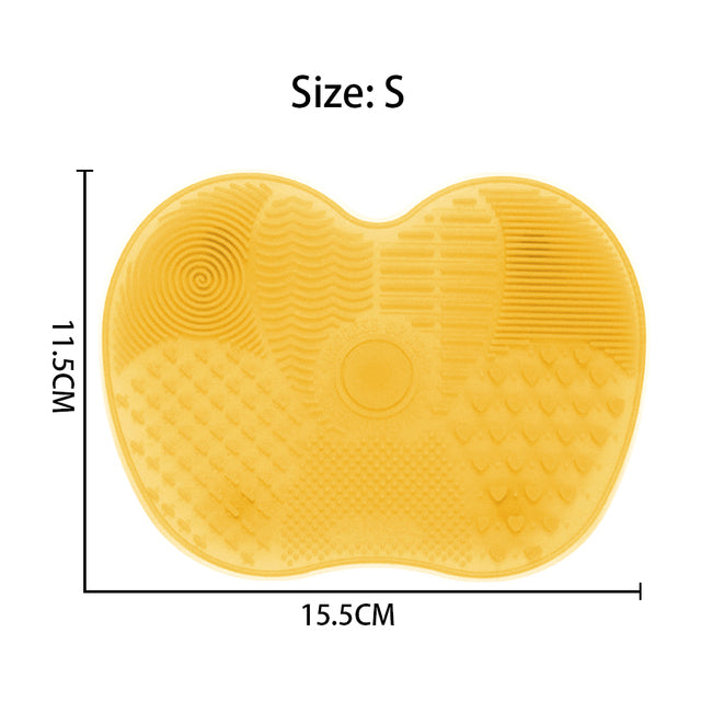 Scrubbing Pad Cosmetic Brush Cleaning Pad Silicone