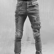 Straight Jeans Men High Waist Jean Spring Summer Boyfriend Jeans