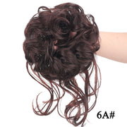 LUPU Synthetic Hair Bun Chignon Messy Curly Hair