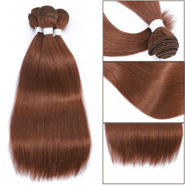 Bone Straight Hair Bundles Piano Ombre Hair Extensions