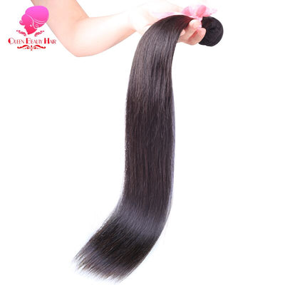 QUEEN BEAUTY HAIR Remy Hair Brazilian Straight Hair Bundles