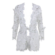 women summer outfit white lace