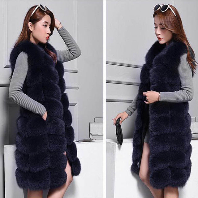 Luxury Full Pelt Finland Fur Jacket Winter Waistcoat