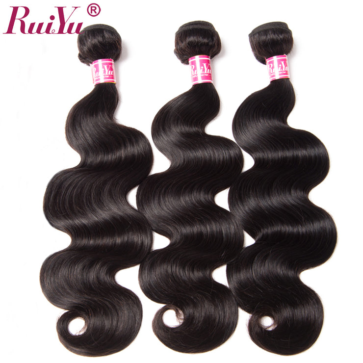 RUIYU Hair Brazilian Body Wave Hair Weave