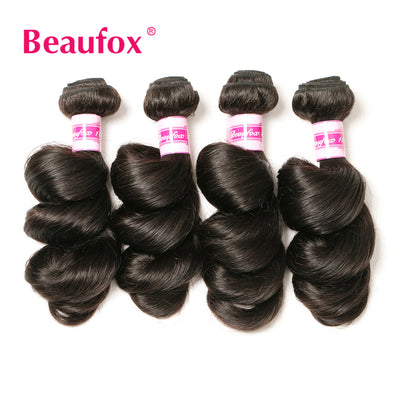 Brazilian Loose Wave Bundles 100% Human Hair Weave Natural Color