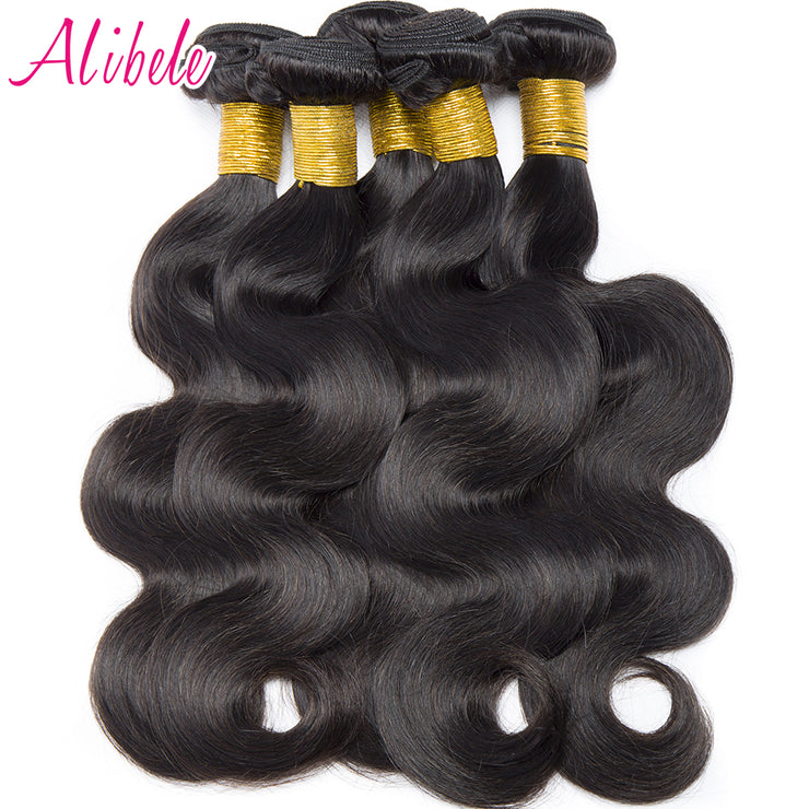 Brazilian Body Wave Hair Natural Color 100% Human Hair