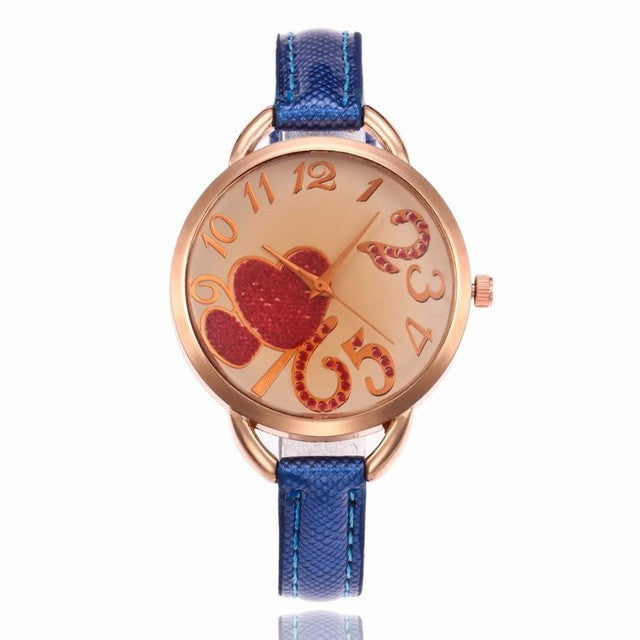 Reloj De Mujer 2017 Fashion Watches Women's Heart Pattern