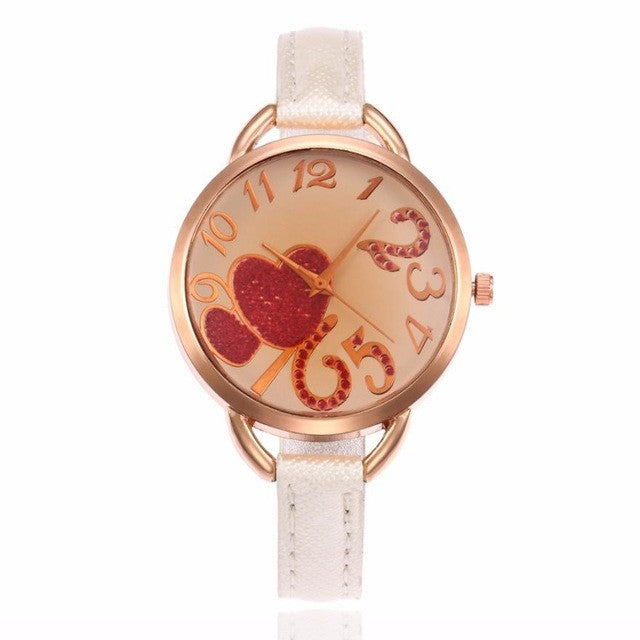 Reloj De Mujer 2017 Fashion Watches Women's Heart Pattern